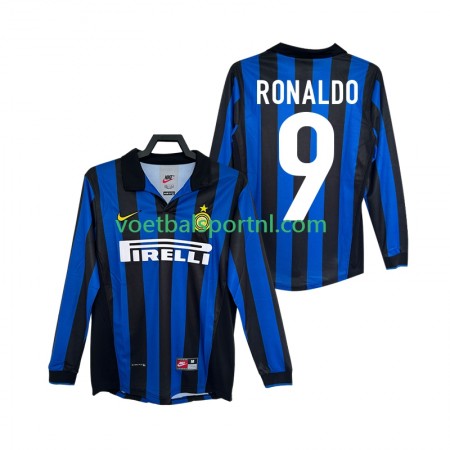 Inter Milan Ronaldo 9 1999 Retro Thuis Shirt 1998 L/S